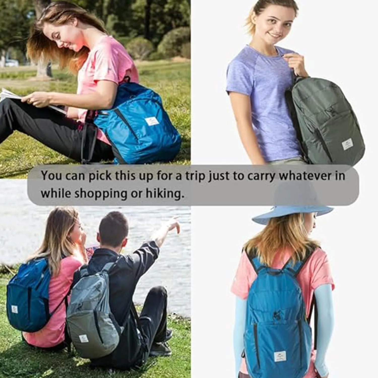 Naturehike 22L Ultralight Lightweight Hiking Daypacks,0.37LB, Waterproof Backpack,Foldable Backpack for Travel Hiking (black)