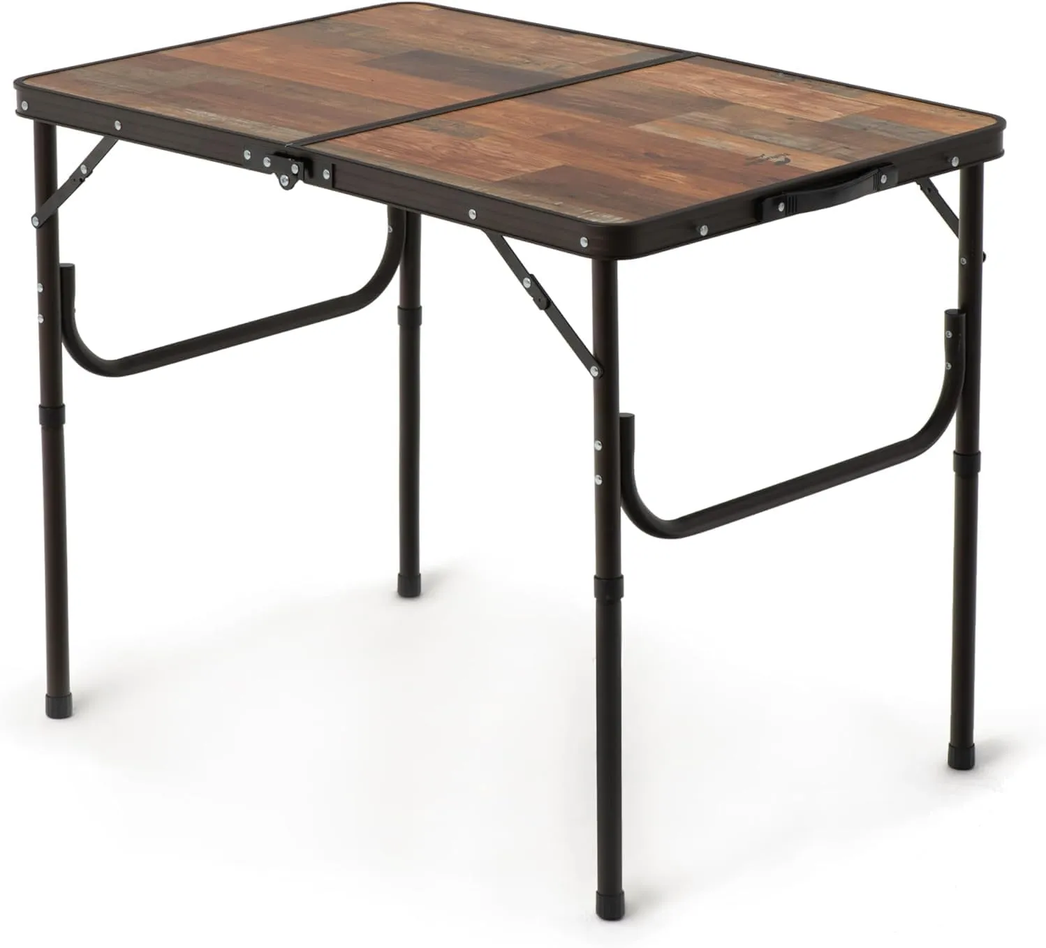 Naturehike Large Camping Folding Table Beach, Portable Camping Side Tables with Adjustable Legs, Tent Table Folding Camp Table with Carry Bag for Outdoor Camping, Cooking, BBQ, Travel - Retro