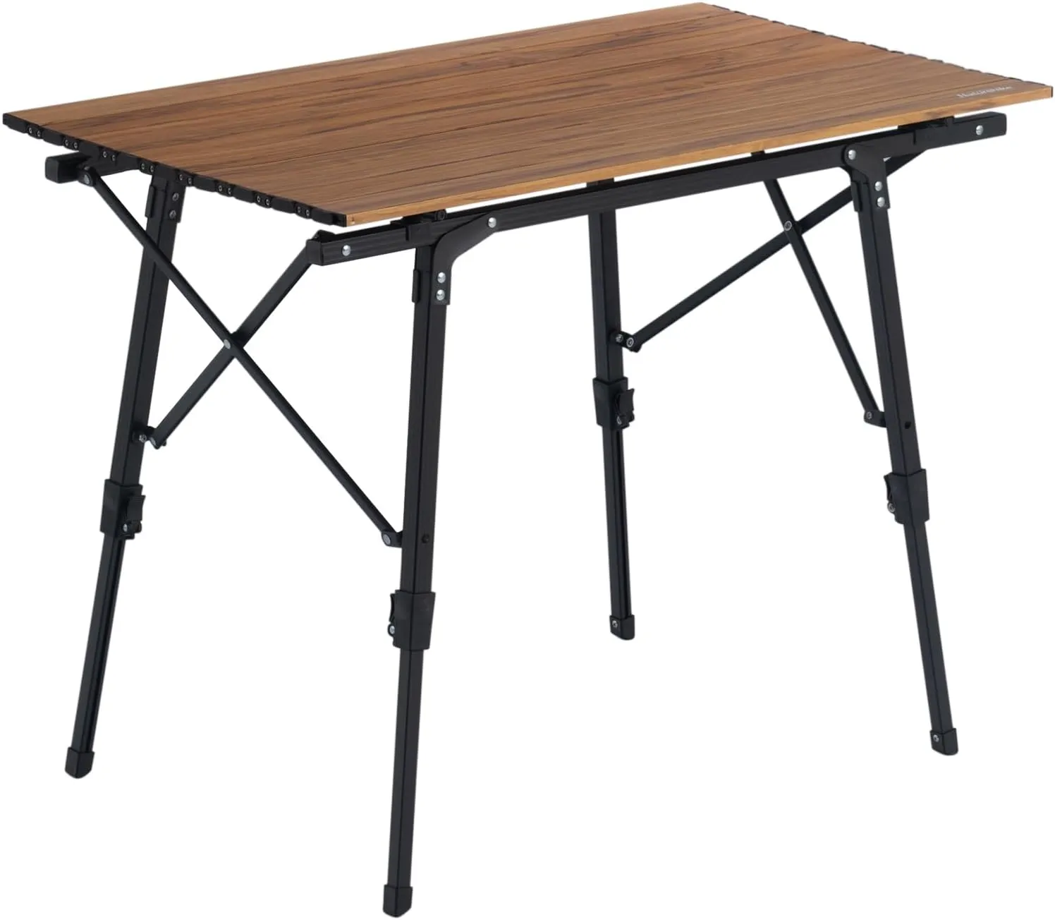 Naturehike MW03 Portable Camping Table with Adjustable Legs, Lightweight Aluminum Folding Beach Table with Carry Bag for Outdoor Cooking Picnic Beach Backyards BBQ Party