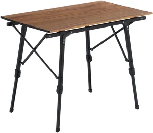 Naturehike MW03 Portable Camping Table with Adjustable Legs, Lightweight Aluminum Folding Beach Table with Carry Bag for Outdoor Cooking Picnic Beach Backyards BBQ Party