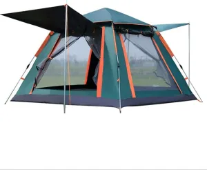 NIEH Camping Tent - Automatic Awning, Waterproof and Uv-Proof, Activities, Beach Camping, Hiking, 1-3 Outdoor Tents, Automatic Quick Opening, Four-Sided Tent