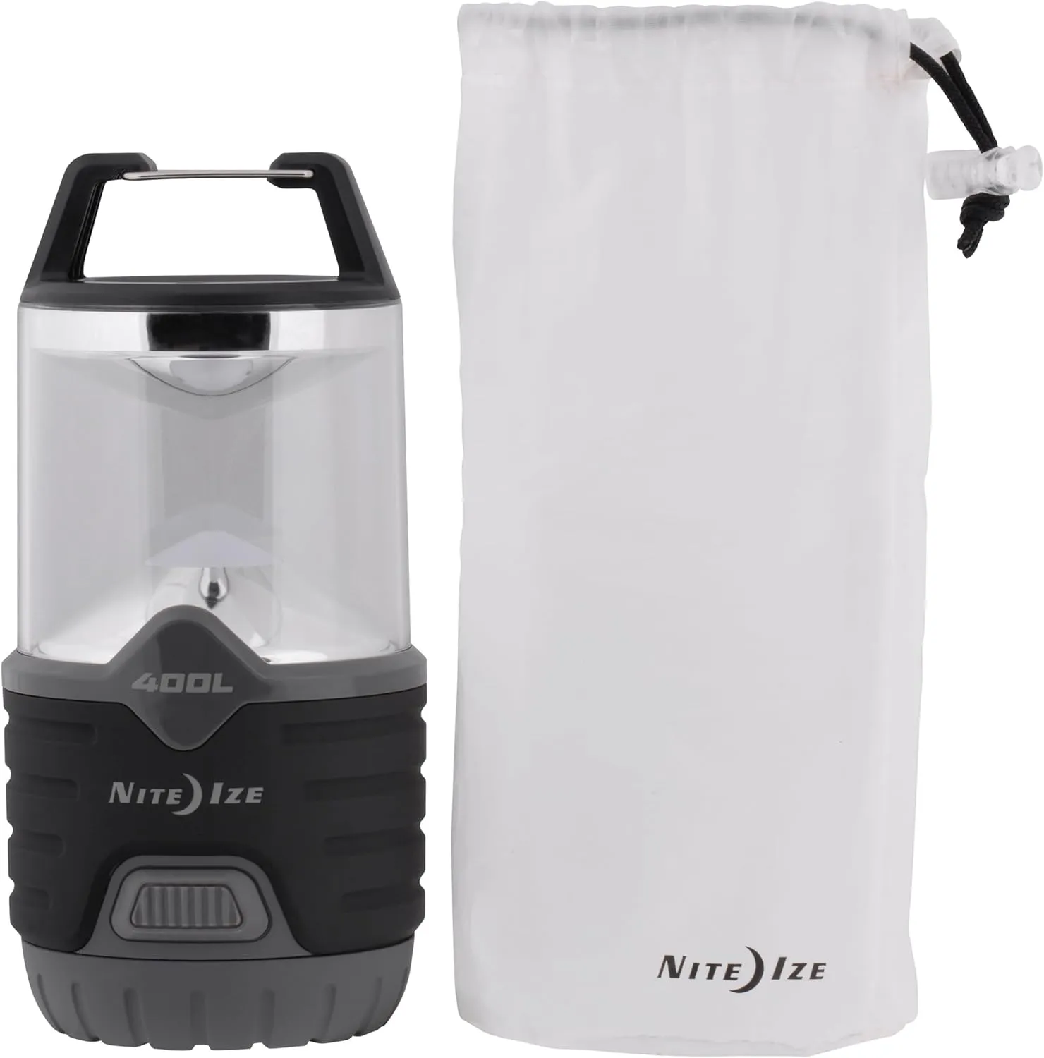 Nite Ize Radiant 400 Lantern, Radiant 400 Lumen Lantern for Camping Or Emergency Preparedness, Black