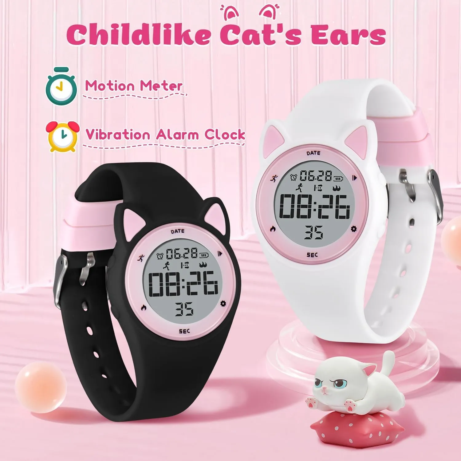 NN BEN NEVIS Kids Watch, Digital Watch for Boys Girls, Sport Watch with Fitness Tracker, Alarm Clock, Stopwatch, No App and Waterproof, Watch for Kids Ages 5-12