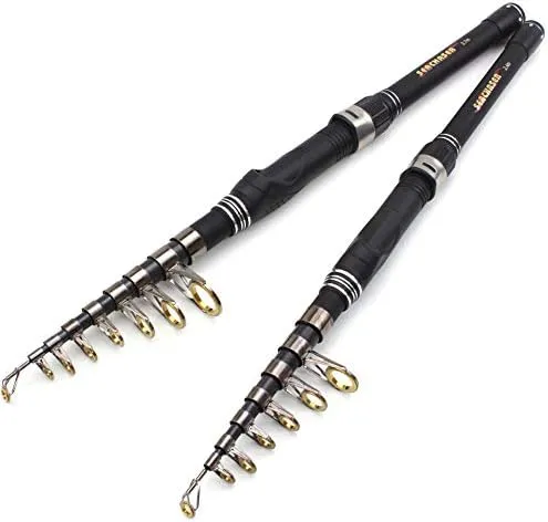 None Branded 1.8m-3.3m Portable Multifunction Carbon Fishing Rods Ultrashort Carp Telescopic Spinning Rods for Fresh Salt Water Vara De Pesca