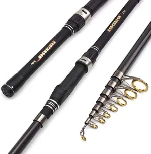 None Branded 1.8m-3.3m Portable Multifunction Carbon Fishing Rods Ultrashort Carp Telescopic Spinning Rods for Fresh Salt Water Vara De Pesca