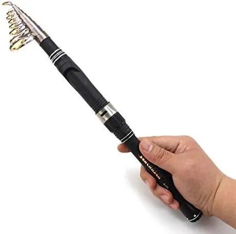 None Branded 1.8m-3.3m Portable Multifunction Carbon Fishing Rods Ultrashort Carp Telescopic Spinning Rods for Fresh Salt Water Vara De Pesca
