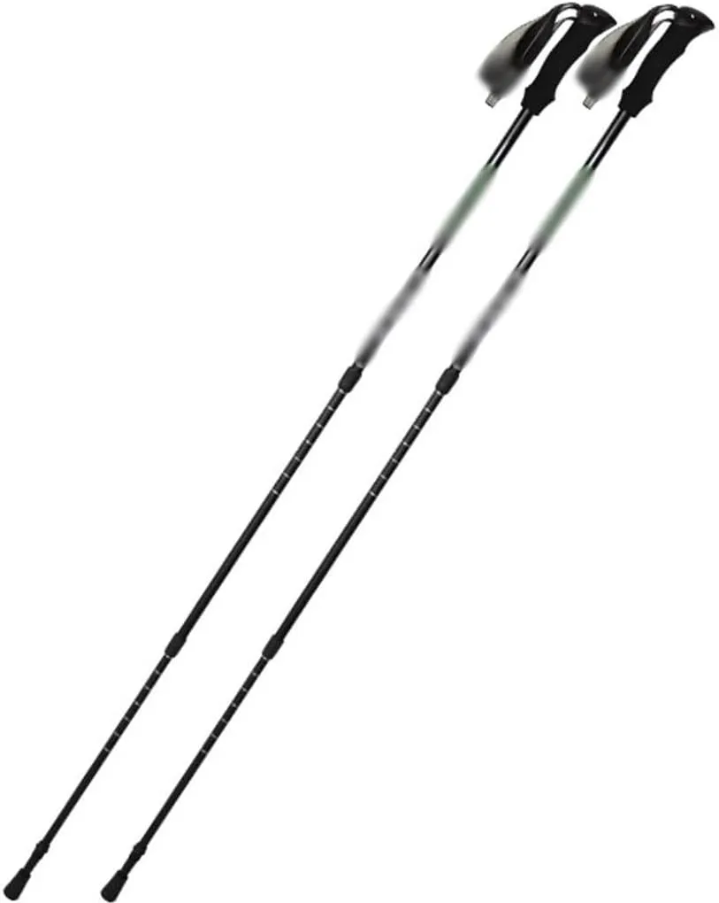 Nordic Hiking Trekking Poles, with EVA Grip   Adjustable Wrist Strap, Aluminum Alloy Walking Stick, for Skiing, Traveling