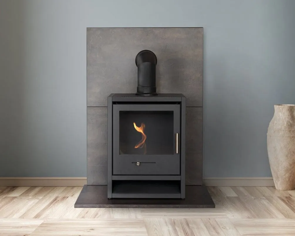 OKO S1 Bio Ethanol Stove in Charcoal Grey 3kW