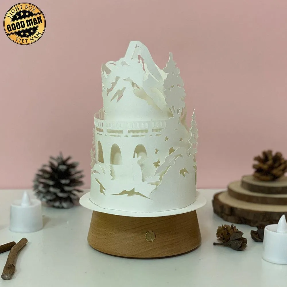 Old Train - 3D Dome Lantern File - Cricut File - LightBoxGoodMan