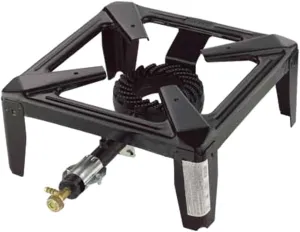 OMAC Propane Gas Camping Stove, 15,000 BTU, 16" x 16" x 7"