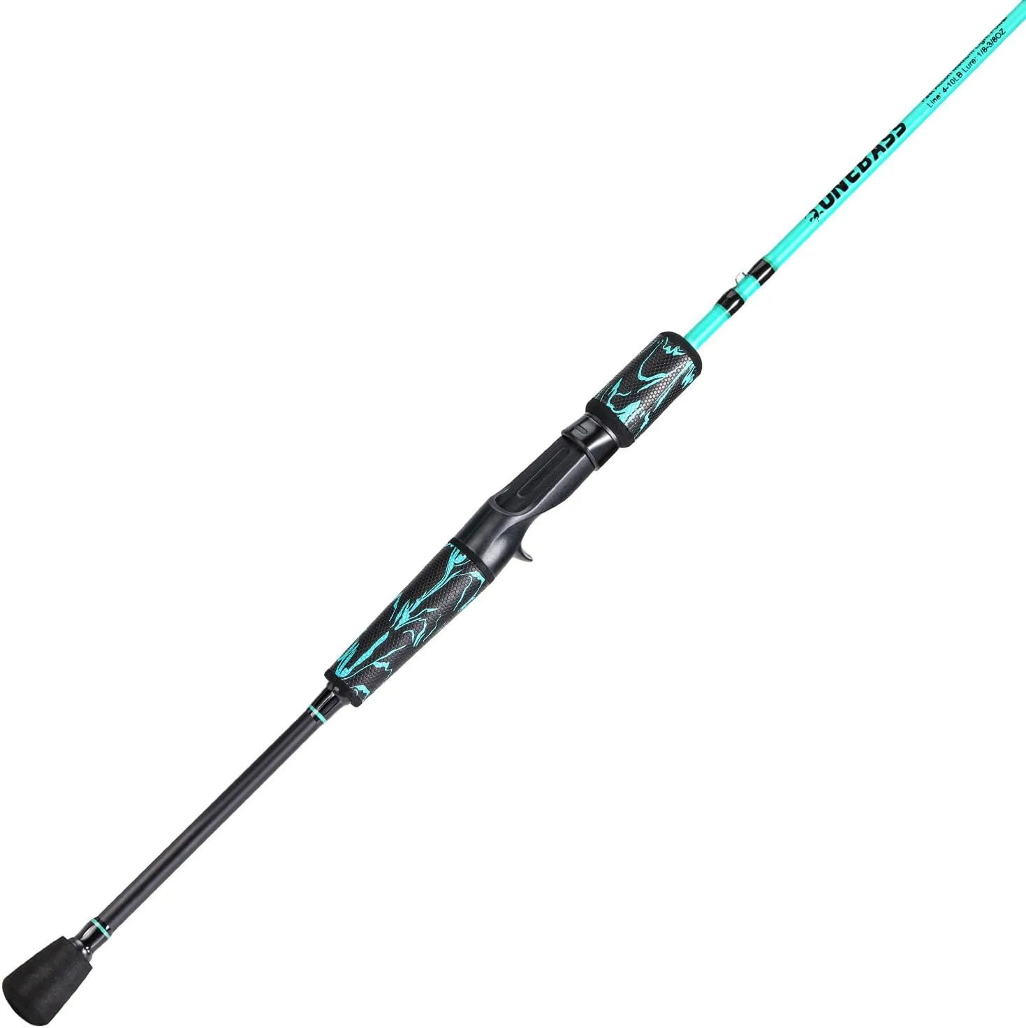 One Bass Spinning Rod & Casting Rod, High Performance IM6 Graphite Fishing Pole for Bass Fishing,2- Piece Desgin for Travel