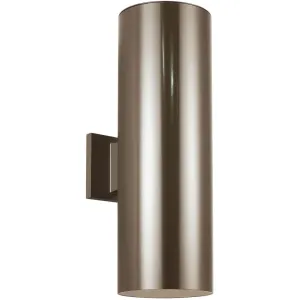 Outdoor Cylinders Bronze LED Outdoor Wall Lantern