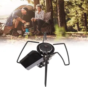 Outdoor Folding Gas Stove,Portable Camping Gas Stove,Foldable Camp Stove Backpacking Stove for Versatile Outdoor Scenarios Including Hiking, Camping, and Road Trips