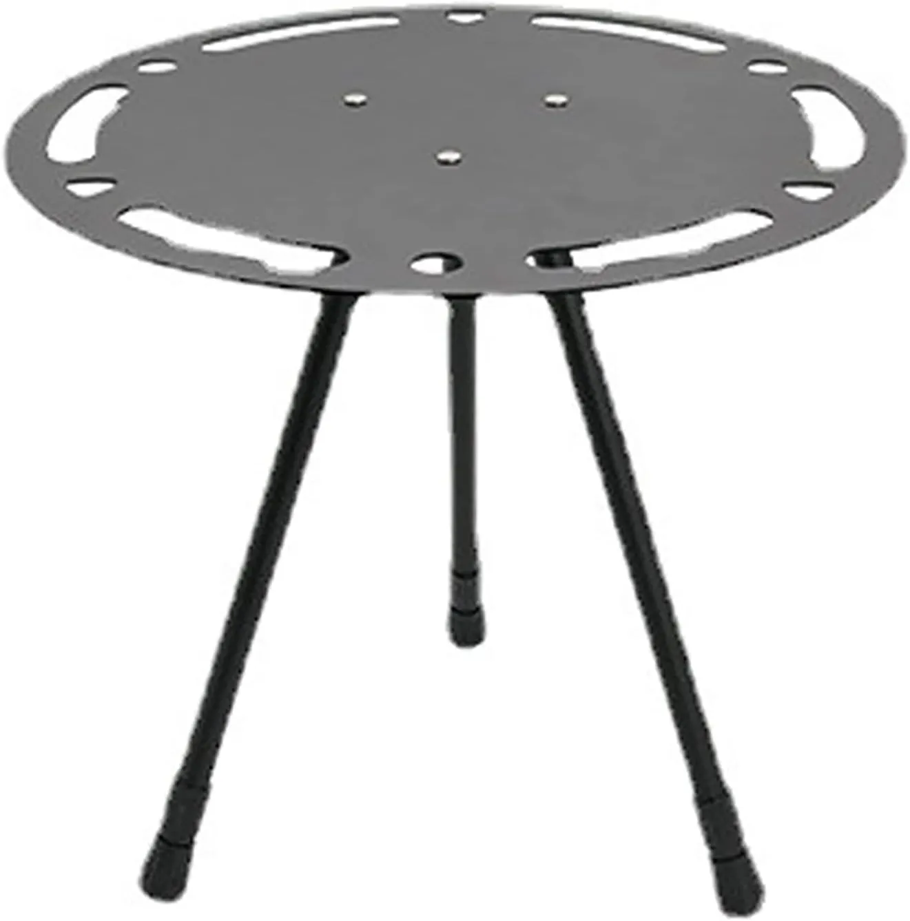 Outdoor Folding Small Round Table, Small Patio Table, Portable Height Adjustable Folding Patio Table, Aluminum Alloy Lightweight Foldable Round Camping Table