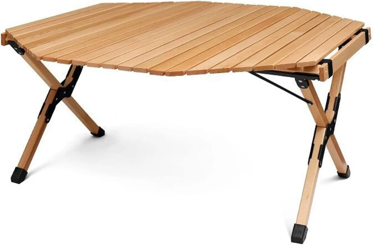 Outdoor Folding Table, Camping Table, Portable Camping Table for Indoor, Outdoor, Hiking, Backpacking, Picnic, Partio, BBQ, Travel, Fishing (Gray : B)