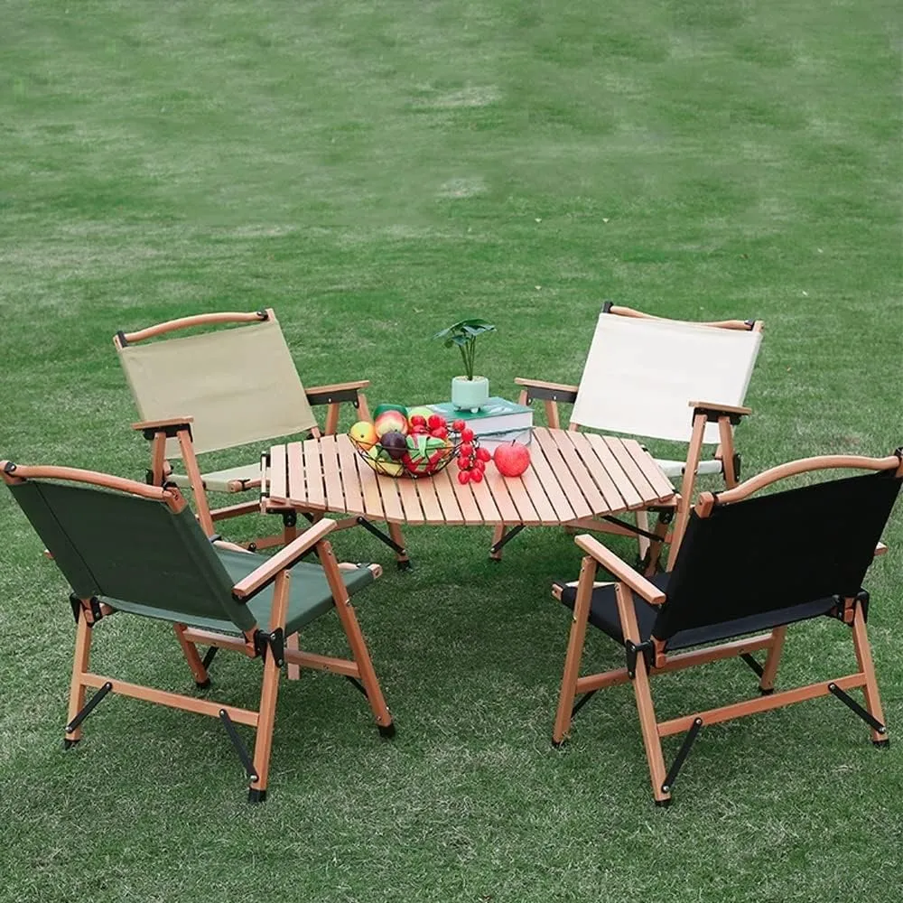 Outdoor Folding Table, Camping Table, Portable Camping Table for Indoor, Outdoor, Hiking, Backpacking, Picnic, Partio, BBQ, Travel, Fishing (Gray : B)