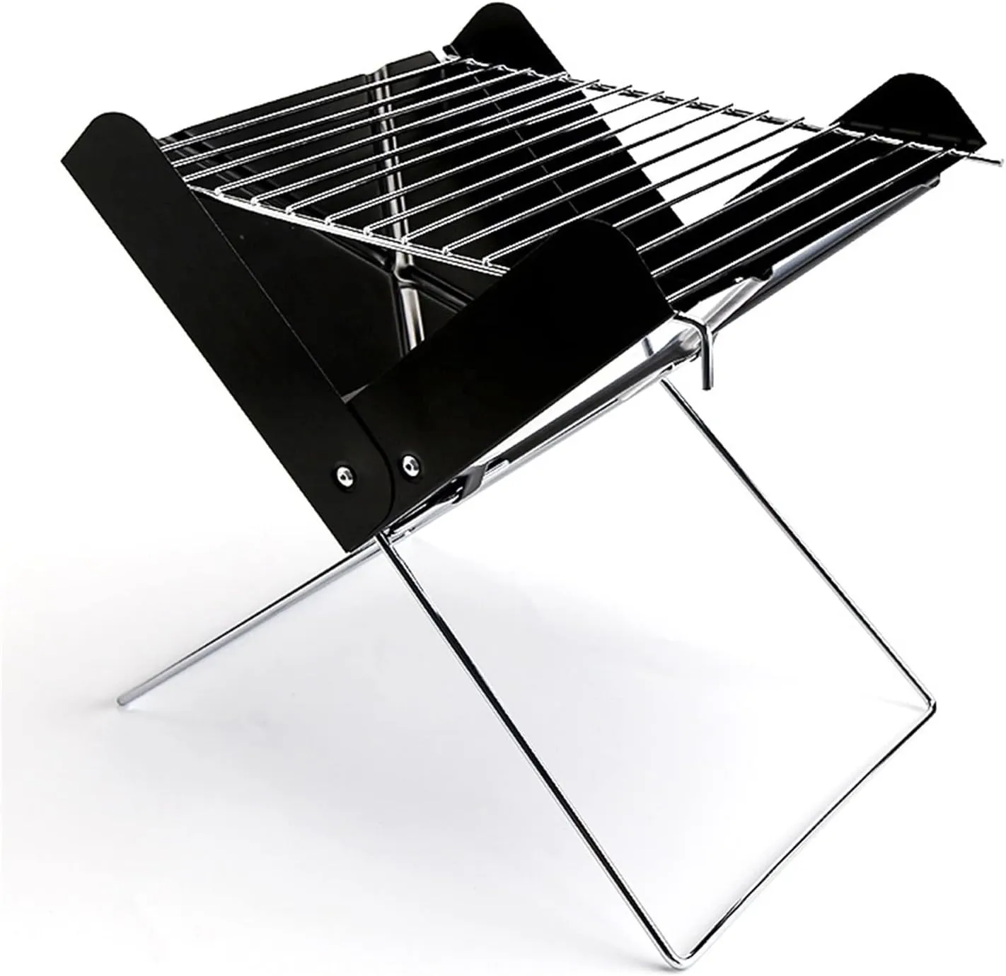 Outdoor Indoor Grill Outdoor Mini Road Camp Folding Grill Portable Barbecue Rack