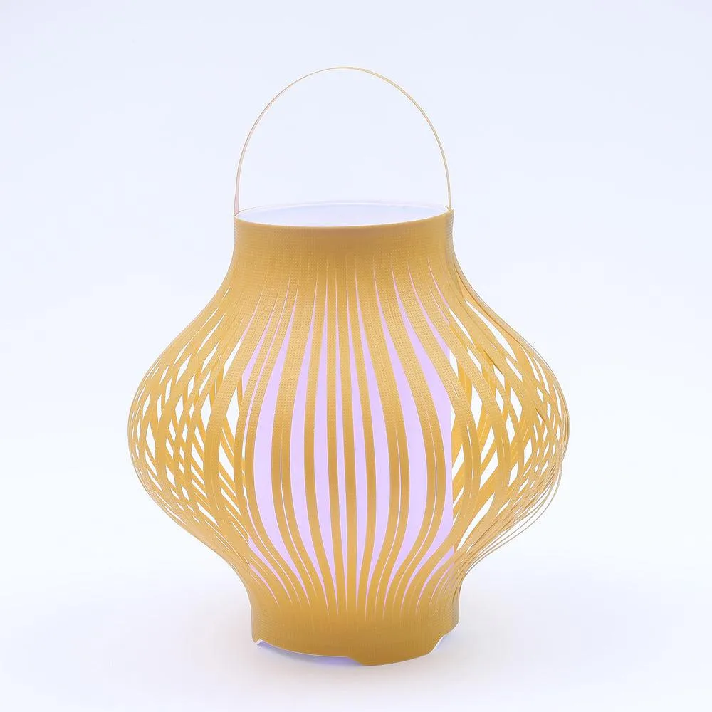Outdoor LED Retractable Lantern in Grey or Yellow