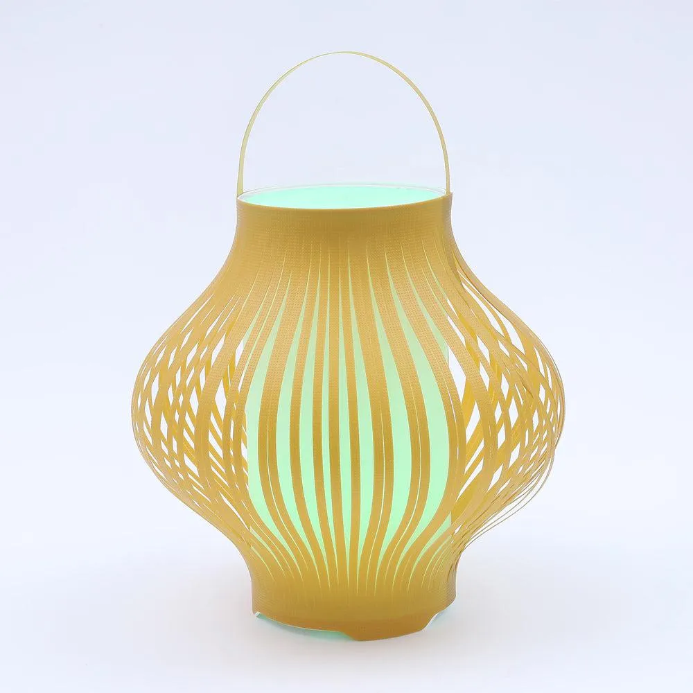 Outdoor LED Retractable Lantern in Grey or Yellow