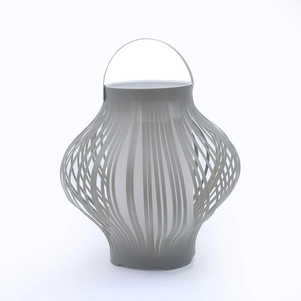 Outdoor LED Retractable Lantern in Grey or Yellow