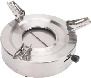 Outdoor Portable Alcohol Stove, Compact Alcohol Stove, Heightened Bottom Stand for Camping Hiking Picnic Barbecue(7.5×7×3.5in)