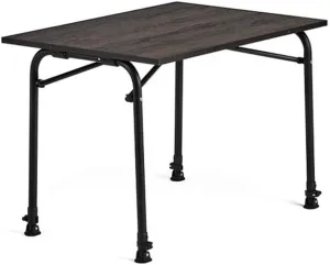 Outdoor Portable Camping Folding Table Lightweight Picnic Barbecue Table Adjustable Height Patio Table with Carry Bag for Outdoor Picnic Barbecue Camping