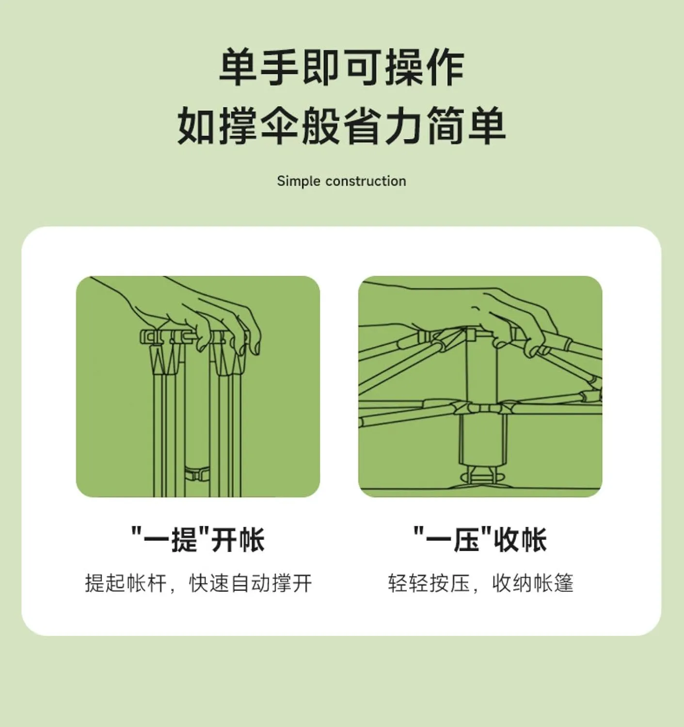 Outdoor Sunscreen, Fully Automatic Tent, Camping, Camping, Beach Leisure, Single and Double, 3-4 People, Tents are Quick to Open and Free to Build