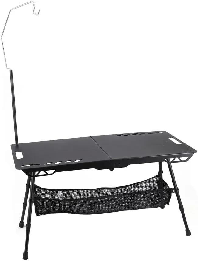 Outdoor Ultra-Light Folding Table Foldable Portable Elevating Table Lightweight Camping Gear Cookout Coffee Table Picnic Table for Outdoor Picnic Barbecue Camping