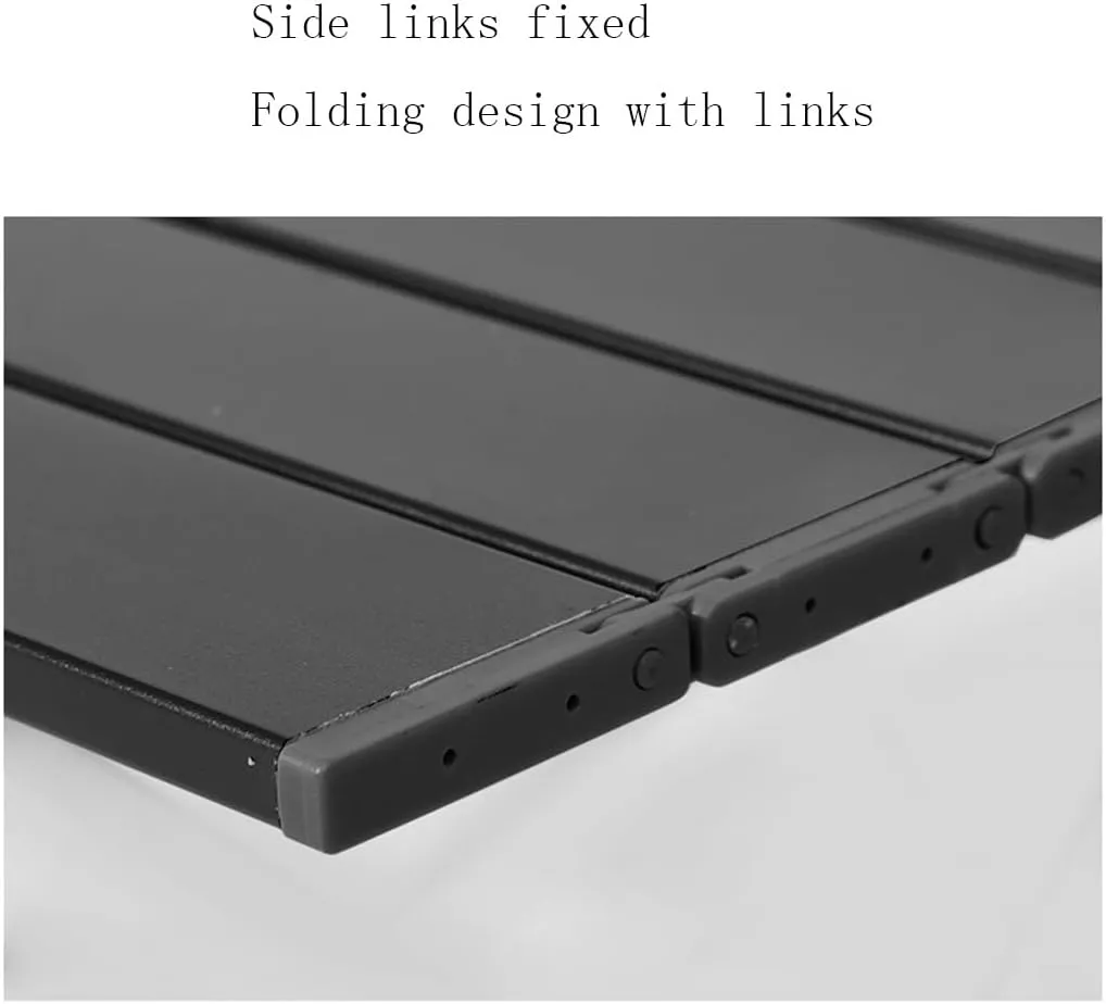 Outdoor Ultralight Aluminum Camping Table Portable Compact Backpacking Table Folding Beach Table for Picnics Hiking