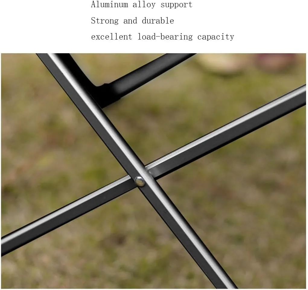 Outdoor Ultralight Aluminum Camping Table Portable Compact Backpacking Table Folding Beach Table for Picnics Hiking