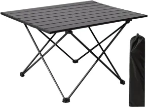 Outdoor Ultralight Aluminum Camping Table Portable Compact Backpacking Table Folding Beach Table for Picnics Hiking