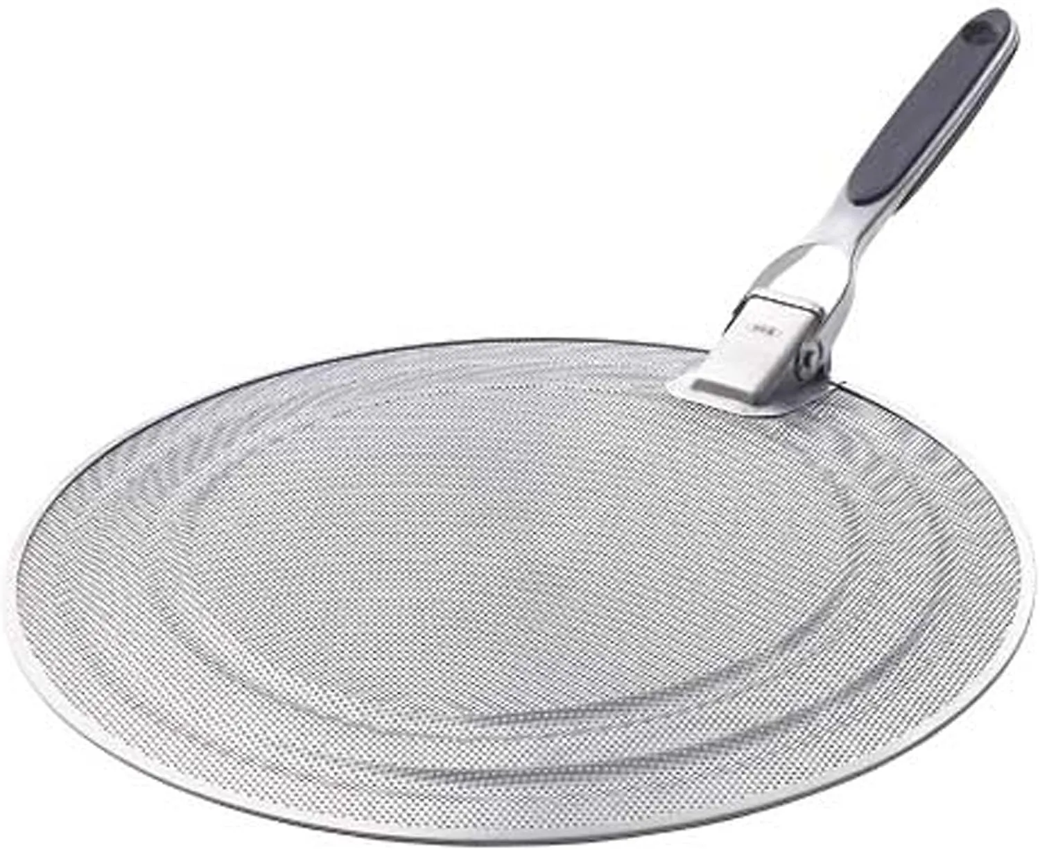 OXO Good Grips Stainless Steel Splatter Screen with Folding Handle, Silver