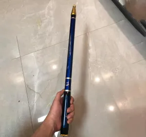 Pack of 1 Carbon Short Fishing Rod Telescoping Fishing Pole Sea Fishing Rod 3.6m-7.2m