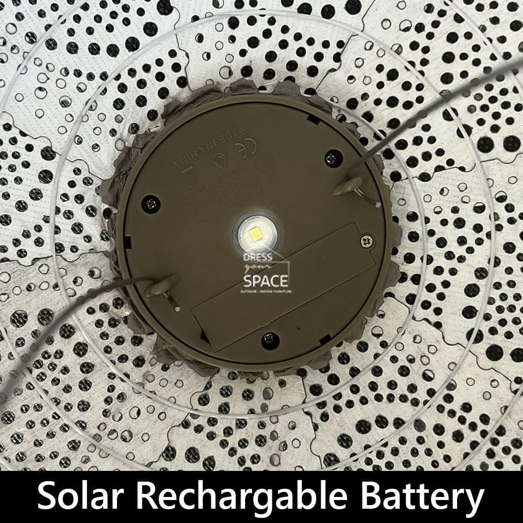 Paisley Cylinder 18 - Pink - Solar Lantern