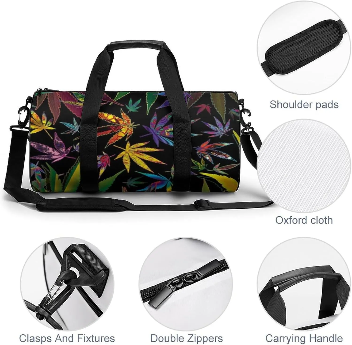 Paisley Headscarf Pattern Fitness Bag Waterproof And Stain Resistant Suitable for Unisex