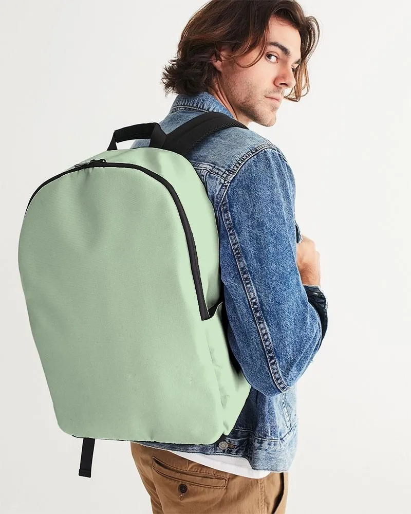 Pale Pastel Green Waterproof Backpack | Bright Pale Pastel Green | C22M0Y30K0