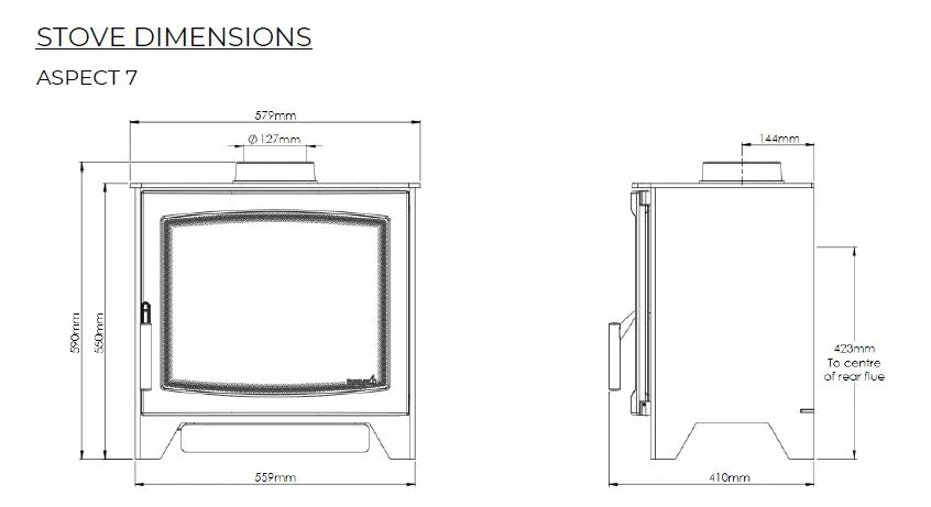 Parkray Aspect 7 Gas Stove