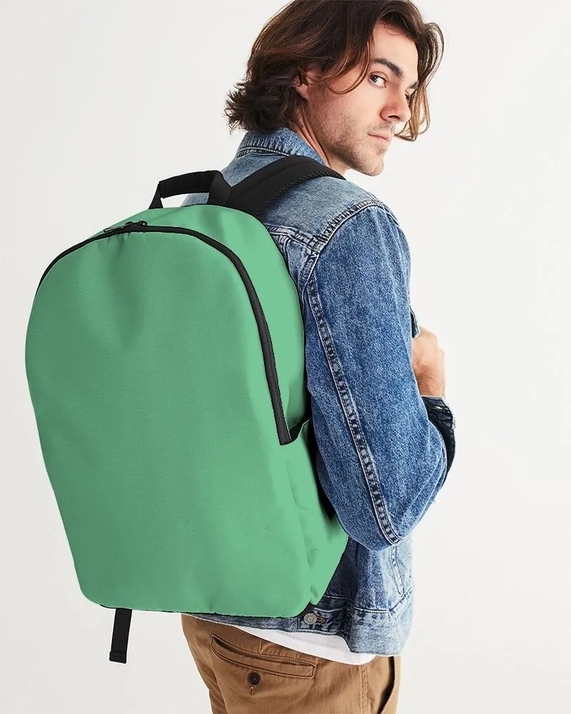Pastel Green Waterproof Backpack | Bright Pastel Green | C60M0Y60K0