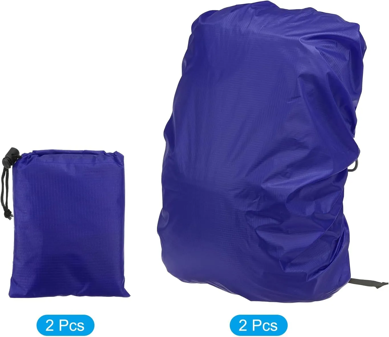PATIKIL Waterproof Backpack Rain Cover, Backpack Covers with Anti-Slip Cross Buckle Straps & Drawstring Bag for Hiking Camping