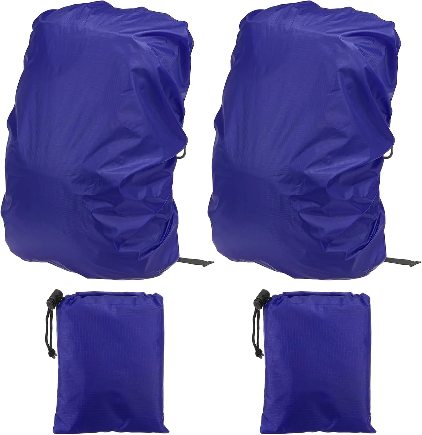 PATIKIL Waterproof Backpack Rain Cover, Backpack Covers with Anti-Slip Cross Buckle Straps & Drawstring Bag for Hiking Camping