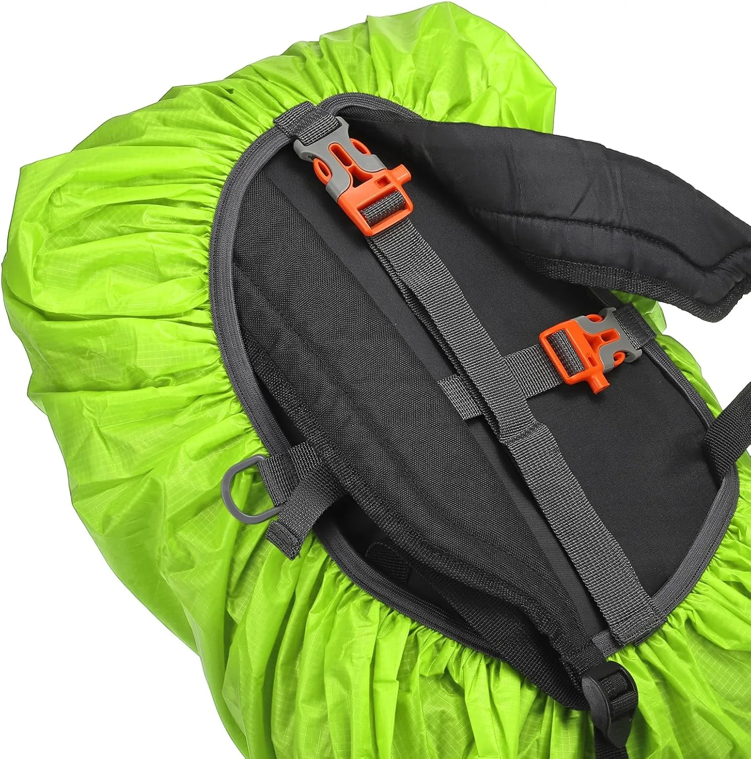 PATIKIL Waterproof Backpack Rain Cover, Backpack Covers with Anti-Slip Cross Buckle Straps & Drawstring Bag for Hiking Camping