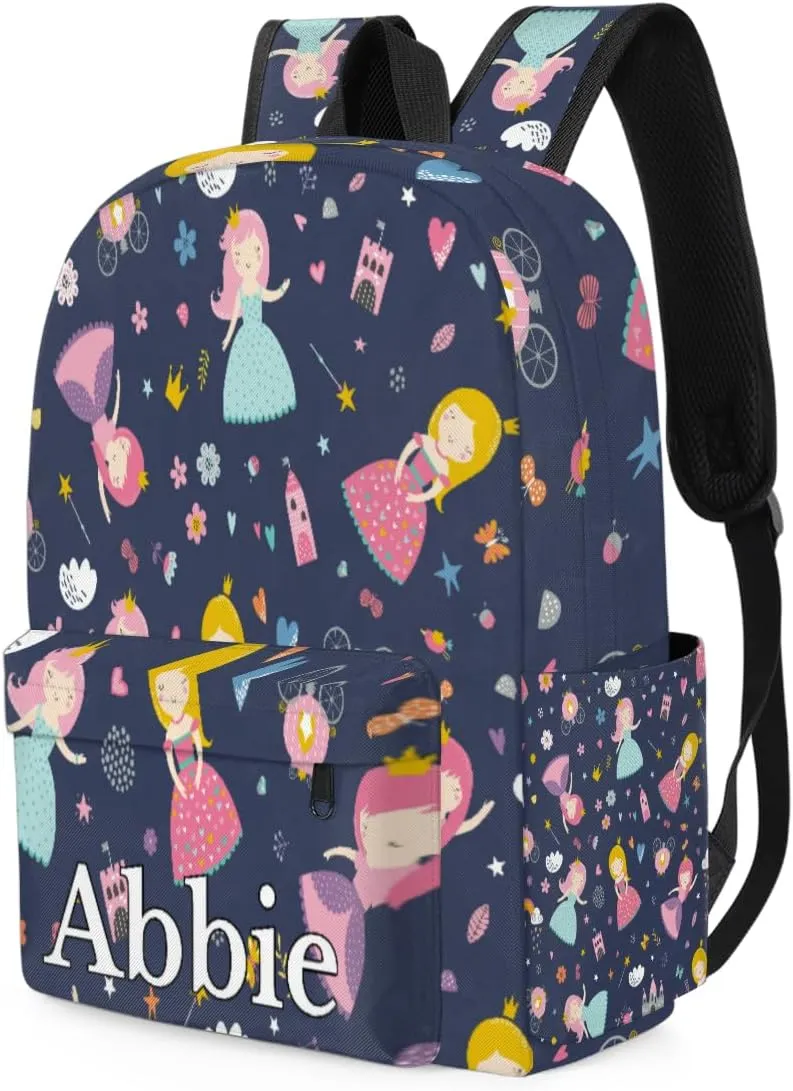Personalized Kids Backpack for Toddler Girls Cute Lightweight Preschool Elementary Kindergarten Backpack
