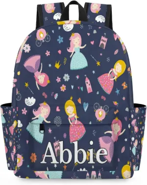 Personalized Kids Backpack for Toddler Girls Cute Lightweight Preschool Elementary Kindergarten Backpack