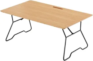 Picnic Folding Table Bamboo Aluminum Alloy Folding Table Portable with Carry Bag BBQ Stable Frame Outdoor Camping Picnic Furniture Table Portable camping table Wilderness camping table aftern