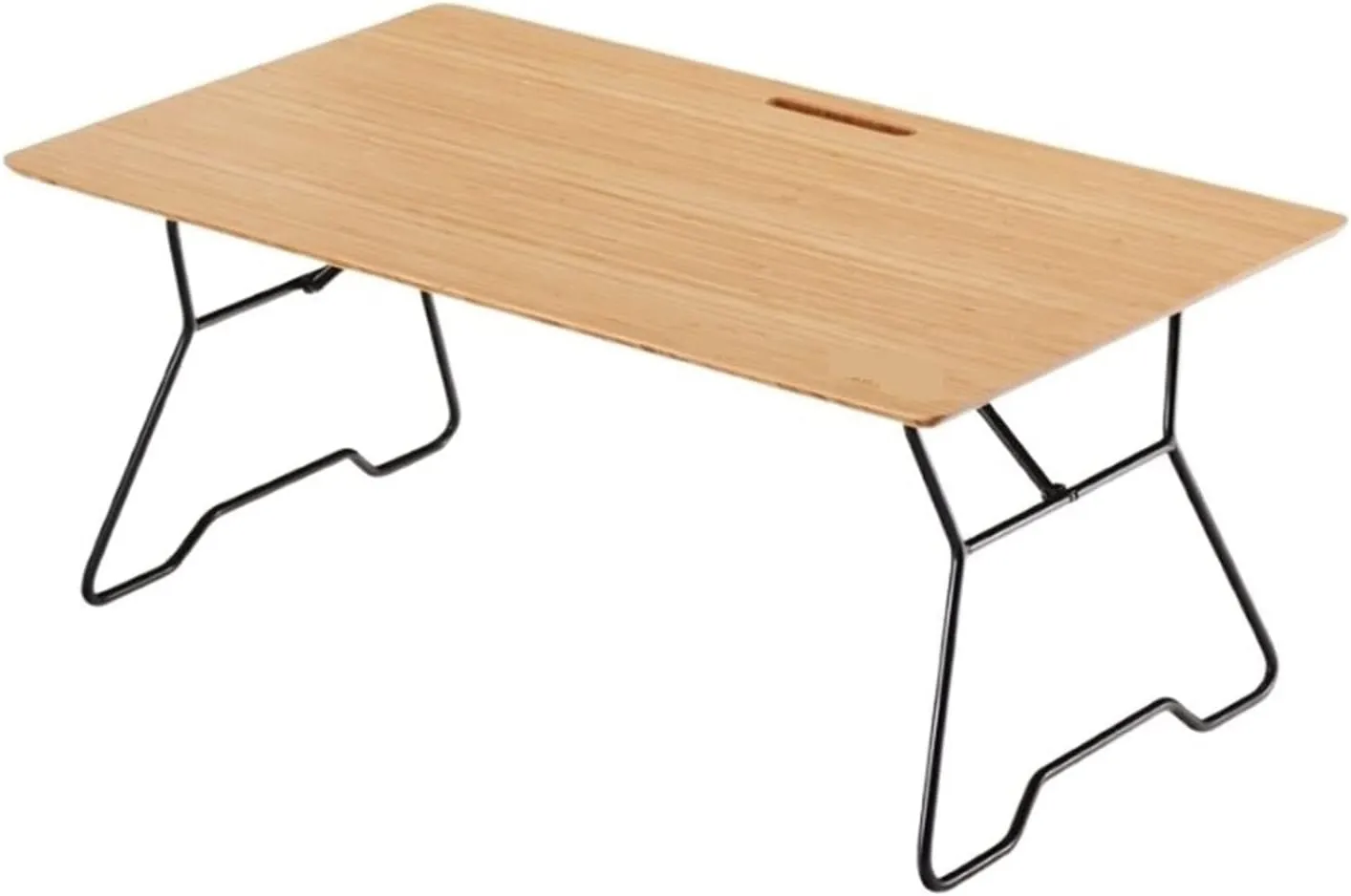 Picnic Folding Table Bamboo Aluminum Alloy Folding Table Portable with Carry Bag BBQ Stable Frame Outdoor Camping Picnic Furniture Table Portable camping table Wilderness camping table aftern