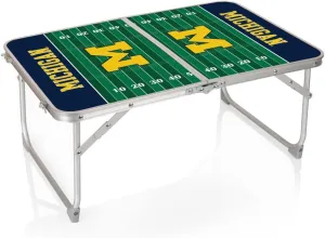 PICNIC TIME NCAA Concert Portable, Small Folding, Mini Picnic Table