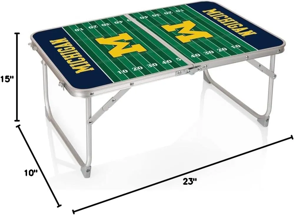 PICNIC TIME NCAA Concert Portable, Small Folding, Mini Picnic Table