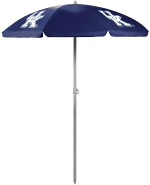 PICNIC TIME NCAA Kentucky Wildcats Outdoor Canopy Sunshade Beach Umbrella 5.5' - Small Patio Umbrella - Beach Chair Umbrella