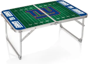 PICNIC TIME NFL Concert Mini Portable Table, Small Folding Table, Mini Picnic Table