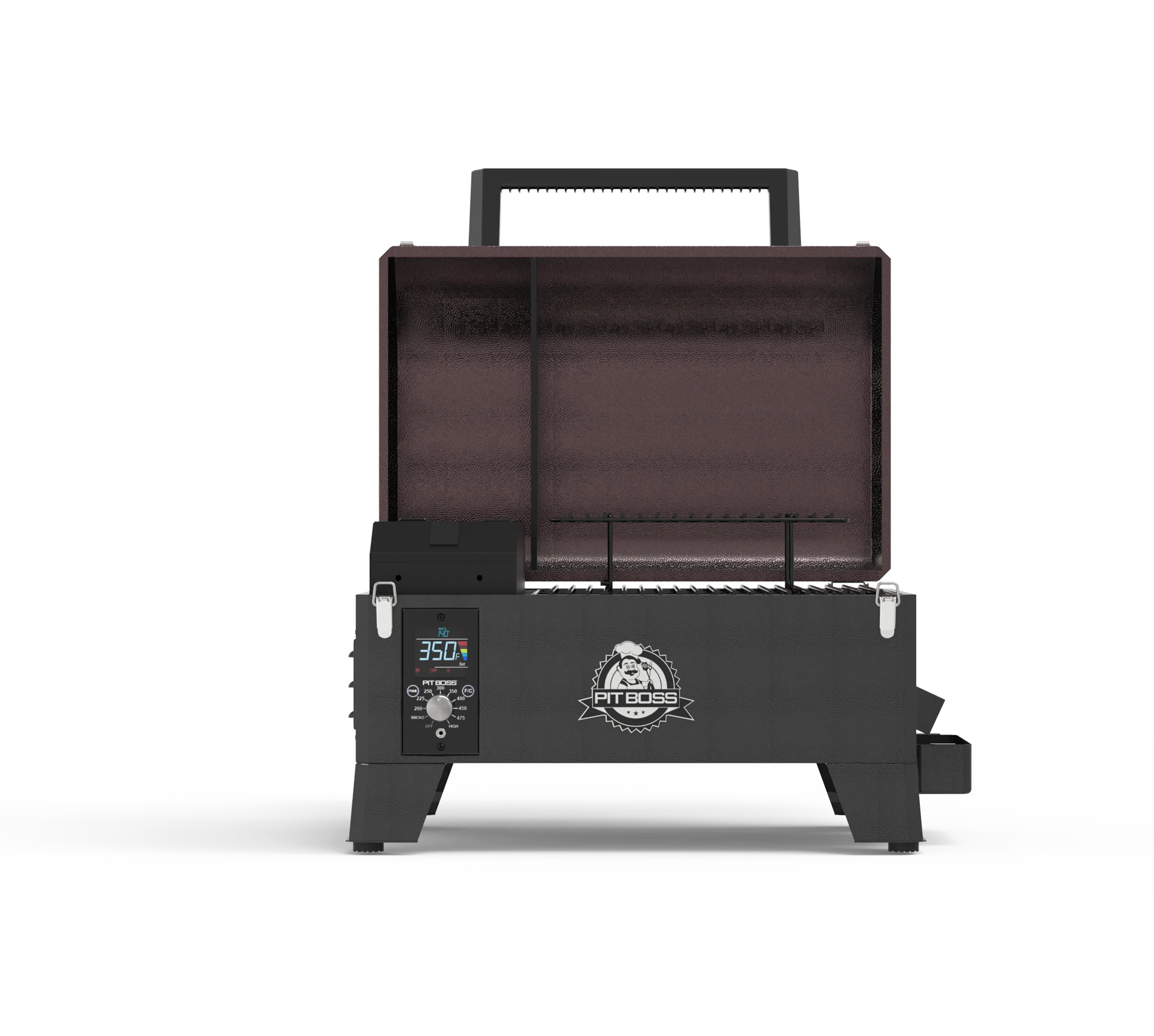 PIT BOSS MAHOGANY 150PPS TABLE TOP PELLET GRILLPit Boss Mahogany 150PPS Table Top Pellet Grill – Portable 8-in-1 Wood Pellet Smoker & Grill
